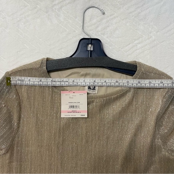 Anne Klein gold maxi dress. - Picture 13 of 13